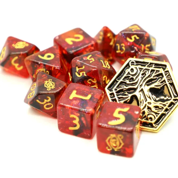 Set de 10 Dés JDR Elder Dice: Eye of Chaos: Dark Omens