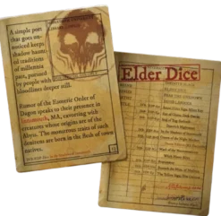 Set de 10 Dés JDR Elder Dice: In the Shadows of Innsmouth