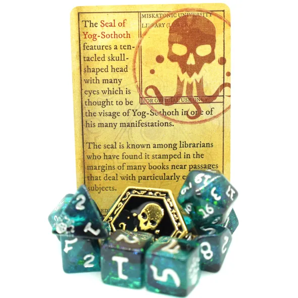 Set de 10 Dés JDR Elder Dice: Seal of Yog-Sothoth: Dunwich Nightmare