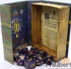 Set de 10 Dés JDR Elder Dice: Seer’s Eye - Mythic Glass and Wax Edition