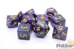 Set de 10 Dés JDR Elder Dice: Seer’s Eye - Mythic Glass and Wax Edition
