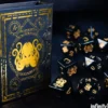 Set de 9 Dés JDR Elder Dice: The Brand of Cthulhu Dice (Onyx and Gold)