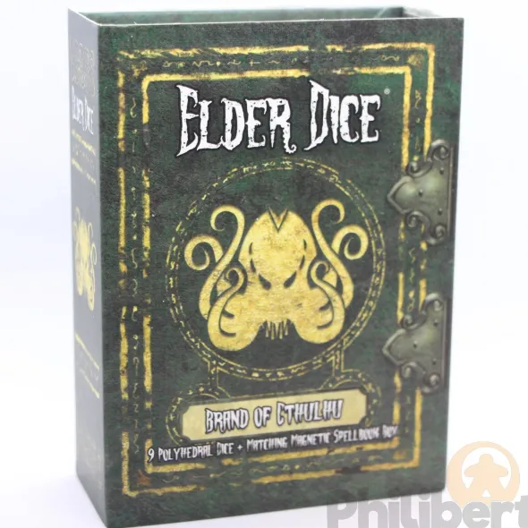 Set de 9 Dés JDR Elder Dice: The Brand of Cthulhu Dice (Drowned Green)