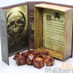 Set de 9 Dés JDR Elder Dice: The Brand of Cthulhu Dice (Red)