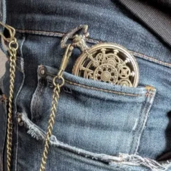 Set de 7 Dés JDR en Gousset Répliquant : Steam Punk