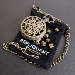 Set de 7 Dés JDR en Gousset Répliquant : Steam Punk