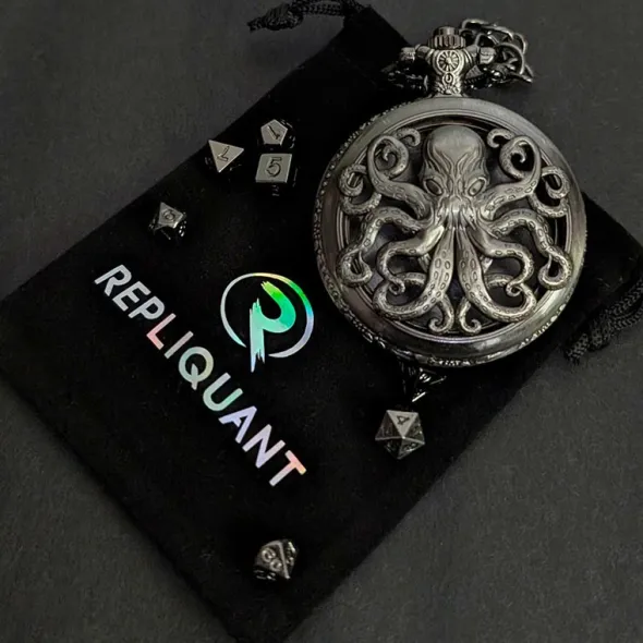 Set de 7 Dés JDR en Gousset Répliquant : Cthulhu