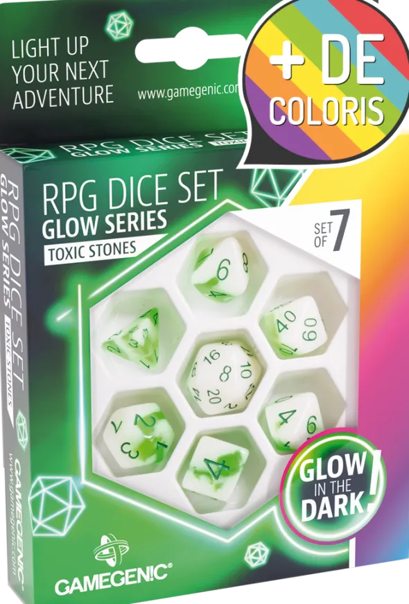 Set de dés JDR - Glow Series