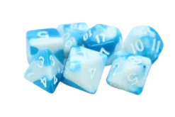 Set de 7 Dés JDR - Marbre