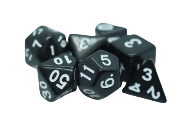 Set de 7 Dés JDR - Opaque
