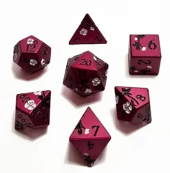 Set de 7 Dés JDR Répliquant - Blossom Fushia