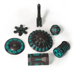 Set de 7 Dés JDR Répliquant : Cyber