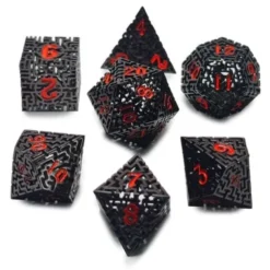 Set de 7 Dés JDR Répliquant : Dédale