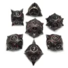 Set de 7 Dés JDR Répliquant : Fléaux