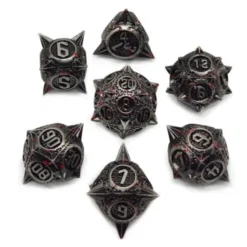 Set de 7 Dés JDR Répliquant : Fléaux