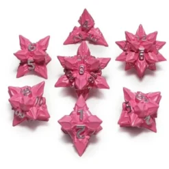 Set de 7 Dés JDR Répliquant : Pralines
