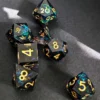 Set de 7 Dés JDR Répliquant - Scarabée