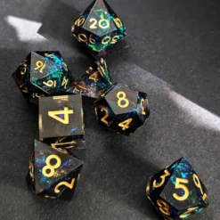 Set de 7 Dés JDR Répliquant - Scarabée