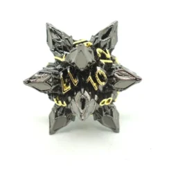 Set de 7 Dés JDR Répliquant - Étoiles Noires