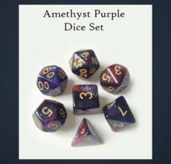Set de dés - Violet améthyste