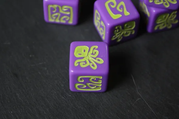 Set de 4 D6 - Tentacules de Cthulhu