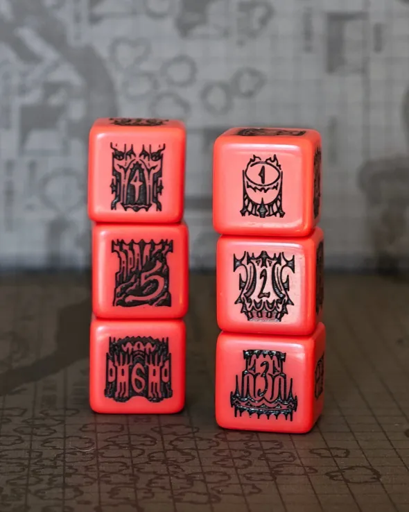 Set de 4 D6 – Tour de Sauron