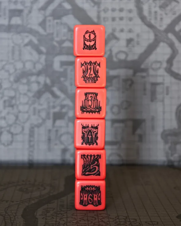 Set de 4 D6 – Tour de Sauron
