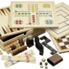 Set de Jeux de Société en Bois