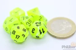Set de 7 Mini Dés JDR Chessex : Vortex