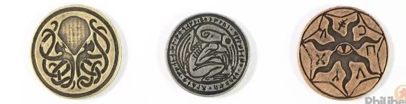 Set de Pièces Métal - Cthulhu