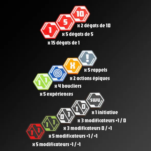 Set de tokens avec rangement – Star Wars Unlimited