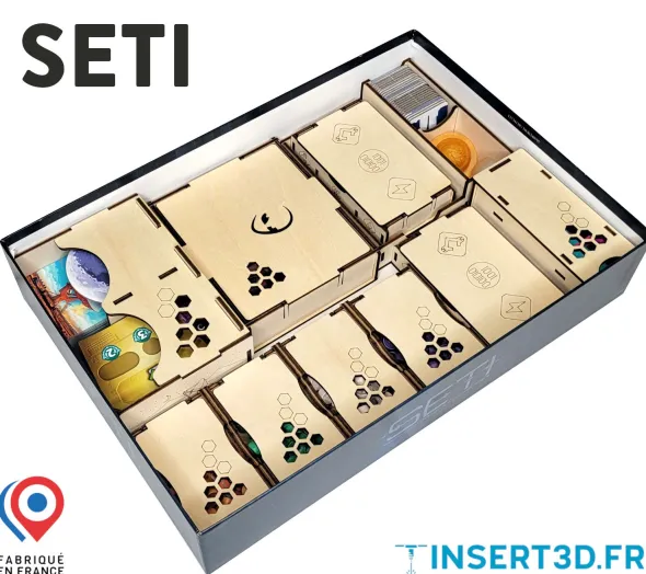 SETI - Insert en bois