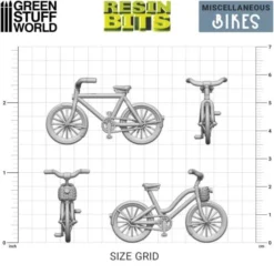 Set Imprimé en 3D - Bicyclettes