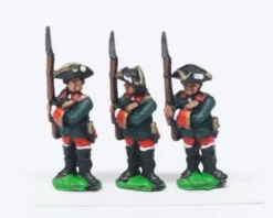 Seven Years War Russian: Musketeers, at the Ready, Musket Upright