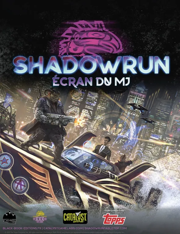 Shadowrun 6 - Ecran du Meneur de jeu + Livret + Fiches prétirées