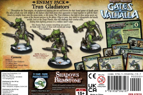 Shadows of Brimstone: Trun Gladiators - Enemy Pack