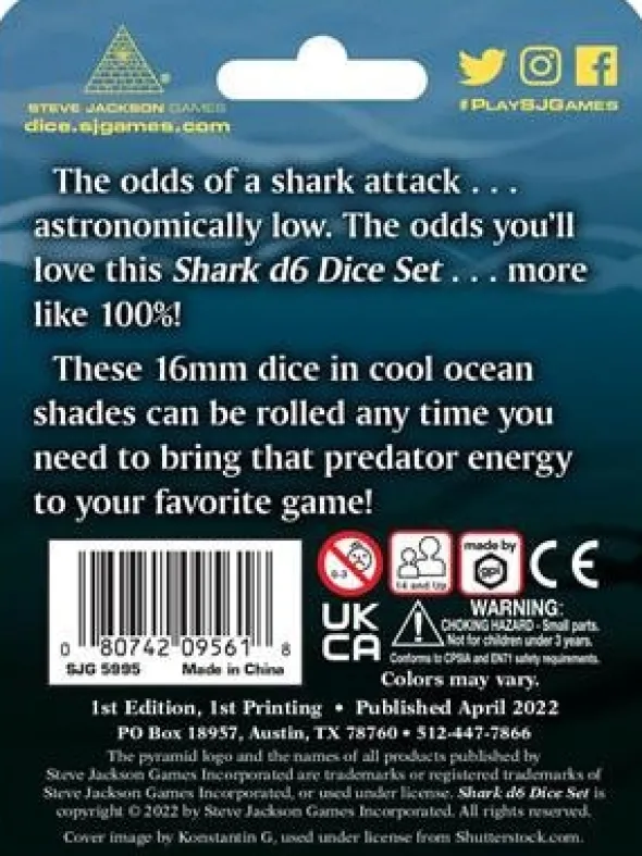 Shark - D6 Dice Set