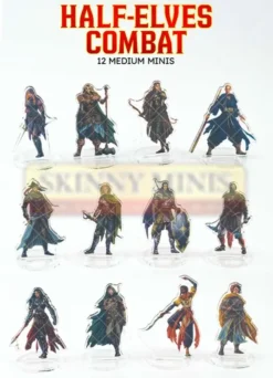 Skinny Minis - Half-Elves Combat