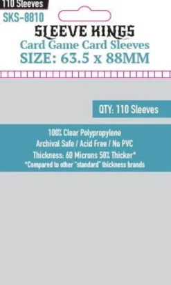Sleeve Kings - Card Game Card - 63.5x88mm - 110p