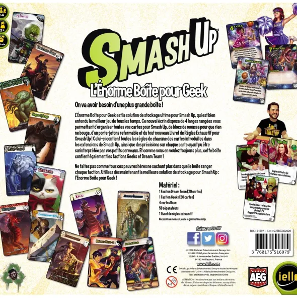 Smash Up : L'Énorme Boîte pour Geek