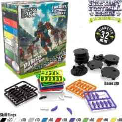 Socles Blood Bowl 32mm avec Anneaux de Compétence