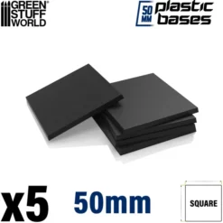 Socles Carrés 50mm en Plastique