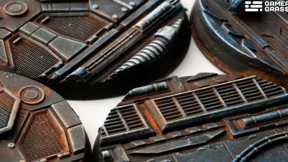 Spaceship Corridor Bases, Round 50mm (x3)