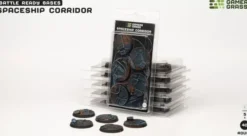 Spaceship Corridor Bases, Round 40mm (x5)