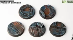 Spaceship Corridor Bases, Round 40mm (x5)
