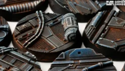 Spaceship Corridor Bases, Round 32mm (x8)