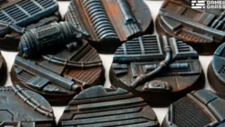 Spaceship Corridor Bases, Round 25mm (x10)