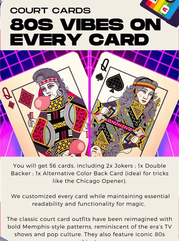 80s Playing Cards