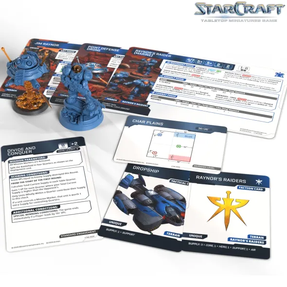 Starcraft - Terran - Jim Raynor (Raynor’s Raiders) Hero Expansion Set