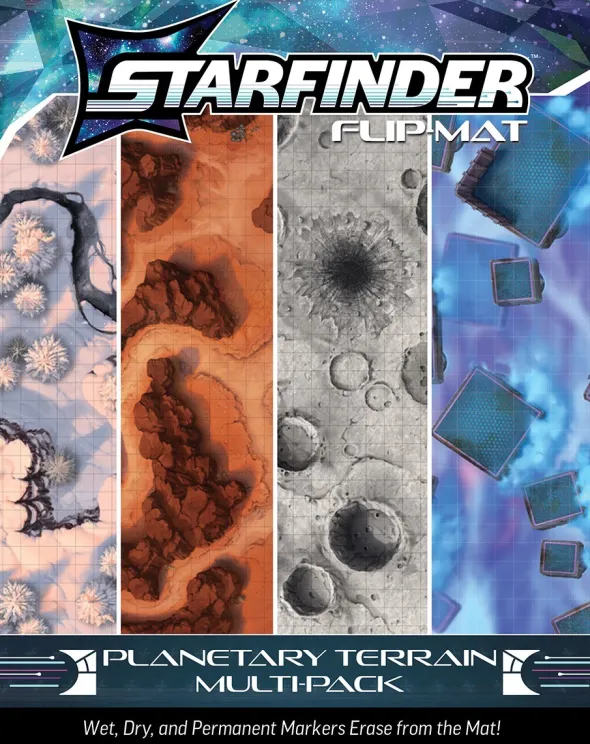 Starfinder Flip-Mat : Planetary Terrain Multipack